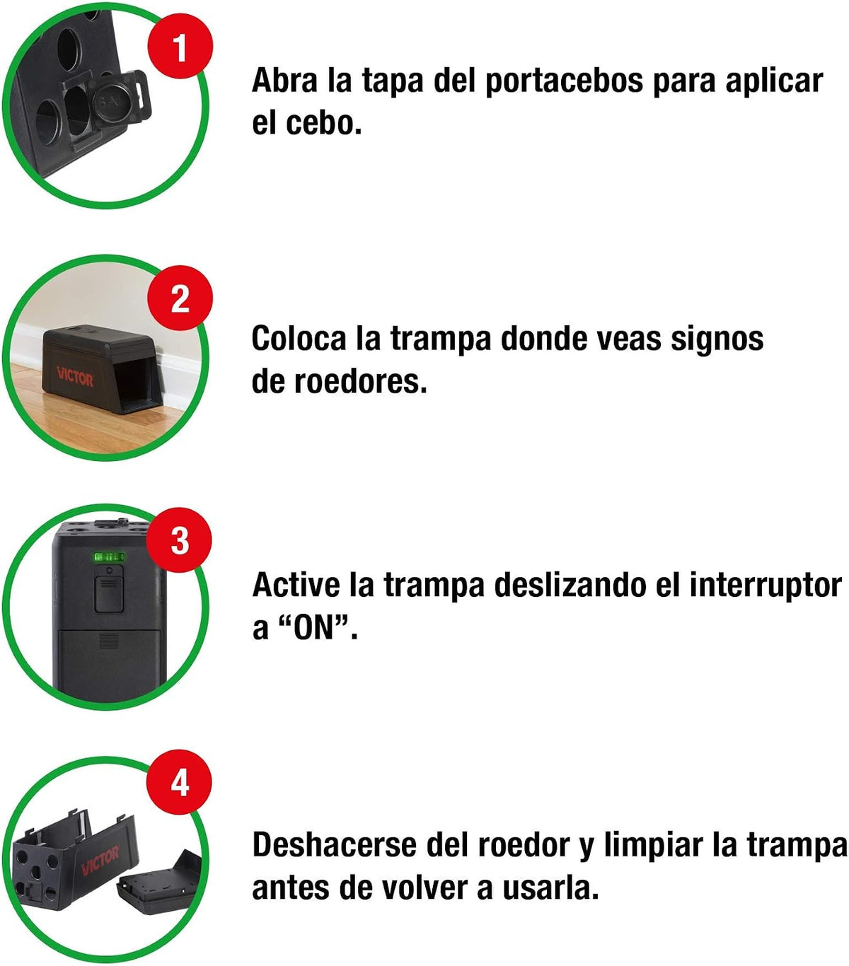 Protect Home Trampa Eléctrica para Ratas Victor